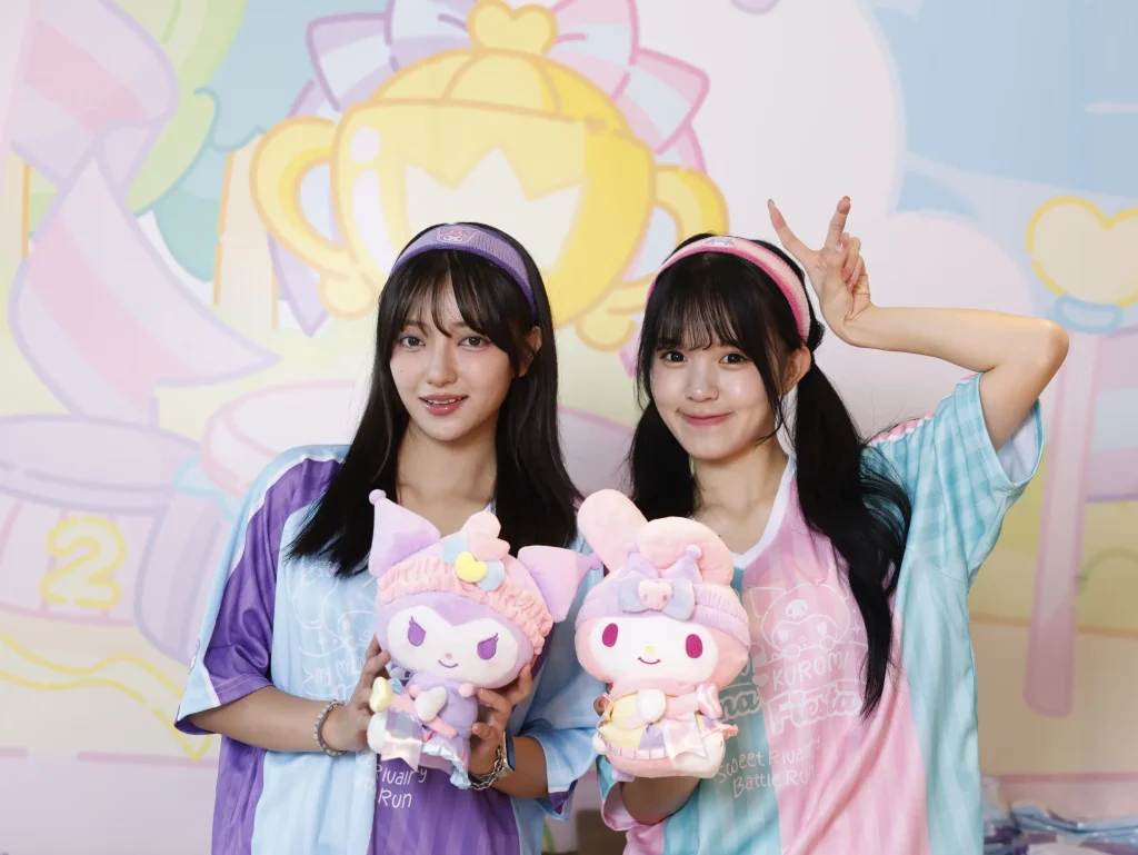 My Melody 25cm應援造型公仔及Kuromi 25cm應援造型公仔