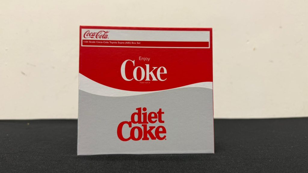 DPLS x INNO可口可樂拉花模型車!Toyota Supra A80 Box Set香港車仔展2025會場限定