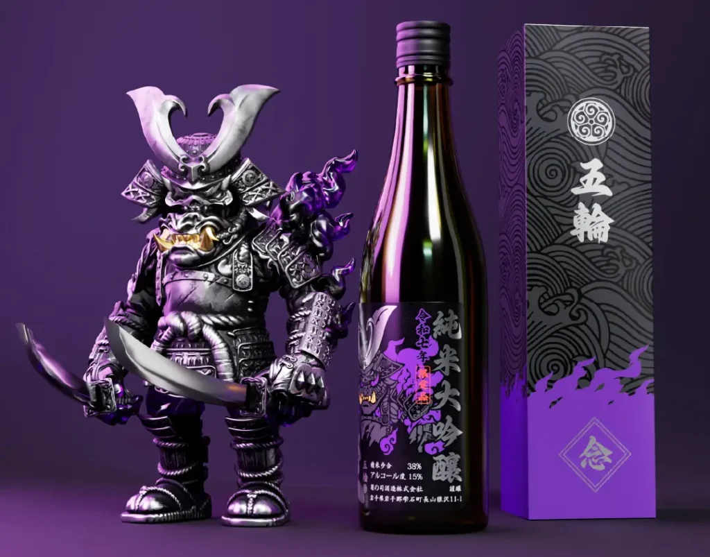 五輪 - 鎧魂展_Merch_念 純米大吟釀聯乘清酒