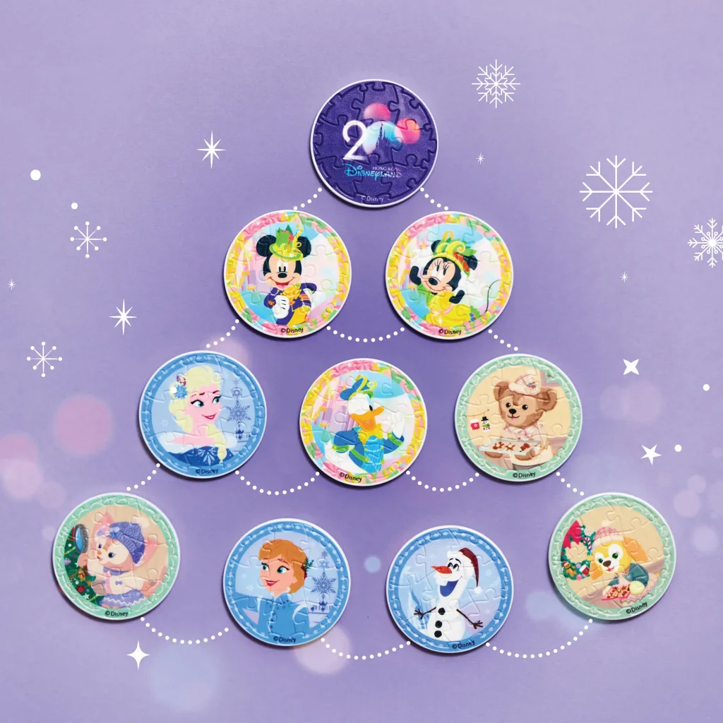 香港迪士尼樂園拼圖襟章