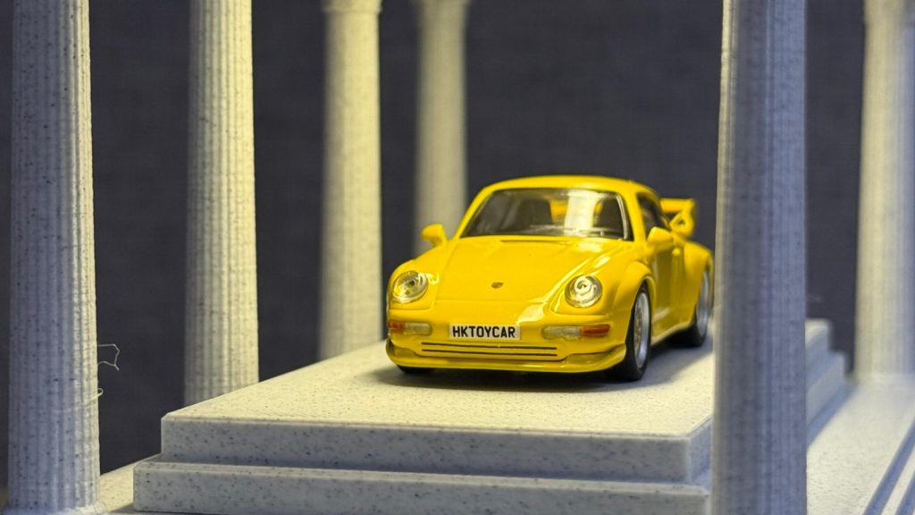 2025年新成立品牌Hot Puff打造「歐式神殿」風格模型車庫，售價RMB188的「傳奇車庫」實物上手評測