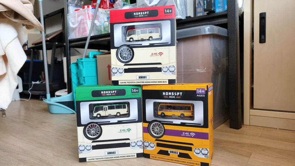 Konsept RC Toyota Coaster Hong Kong Minibus