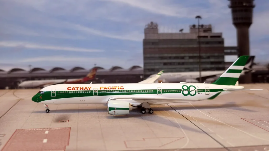Airbus A350-900 Cathay Pacific 80th anniversary special livery model