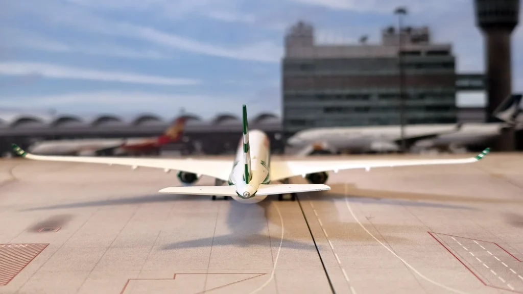 Airbus A350-900 Cathay Pacific 80th anniversary special livery model