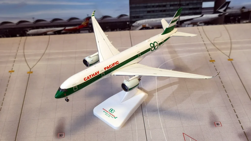 Airbus A350-900 Cathay Pacific 80th anniversary special livery model