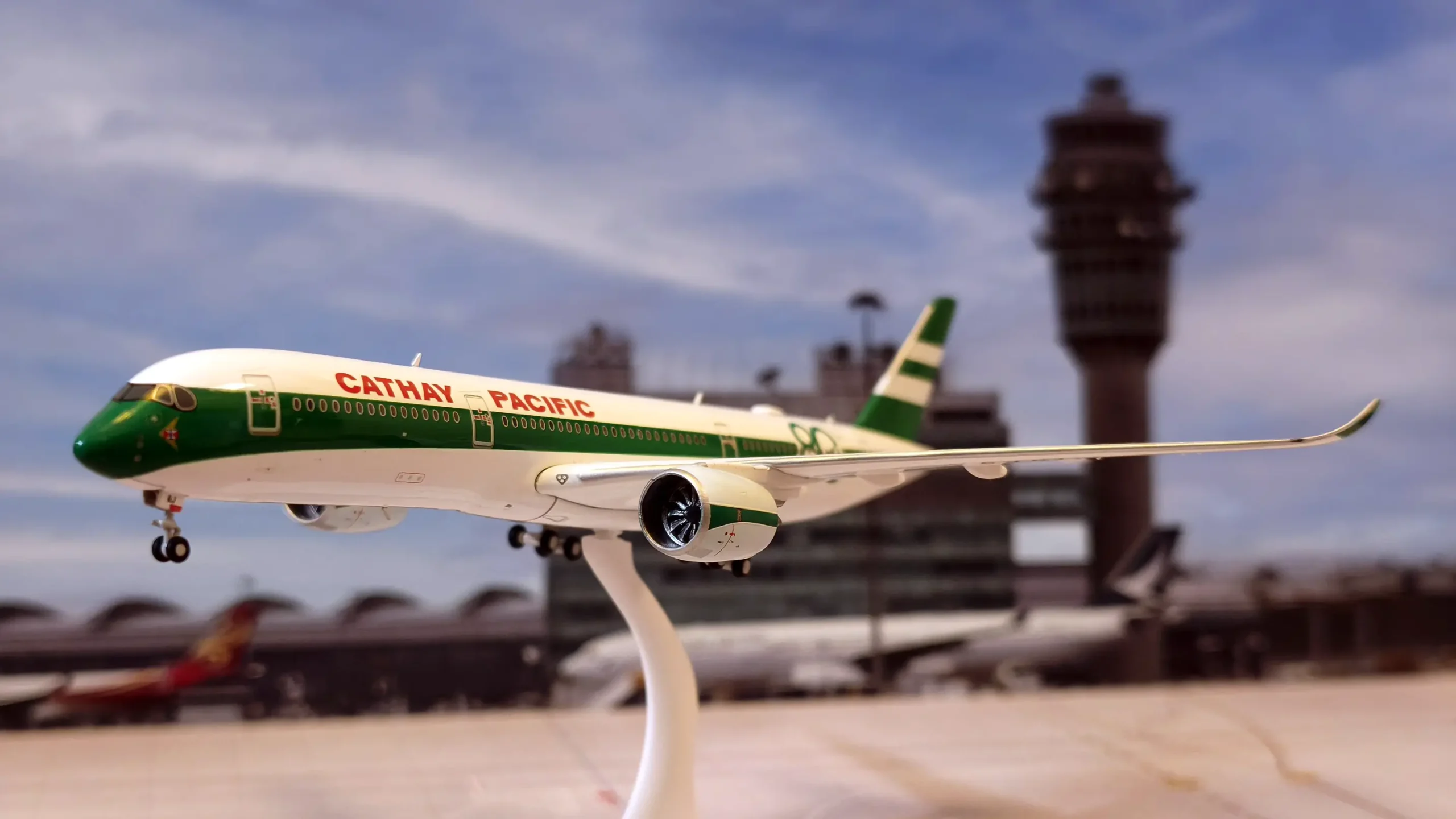 Airbus A350-900 Cathay Pacific 80th anniversary special livery model