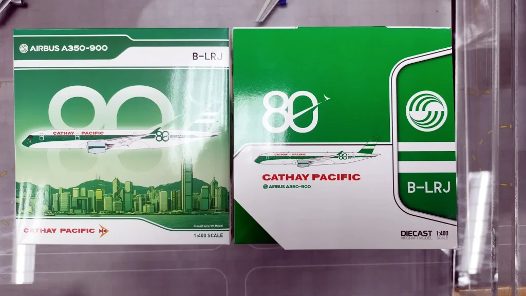 Airbus A350-900 Cathay Pacific 80th anniversary special livery model